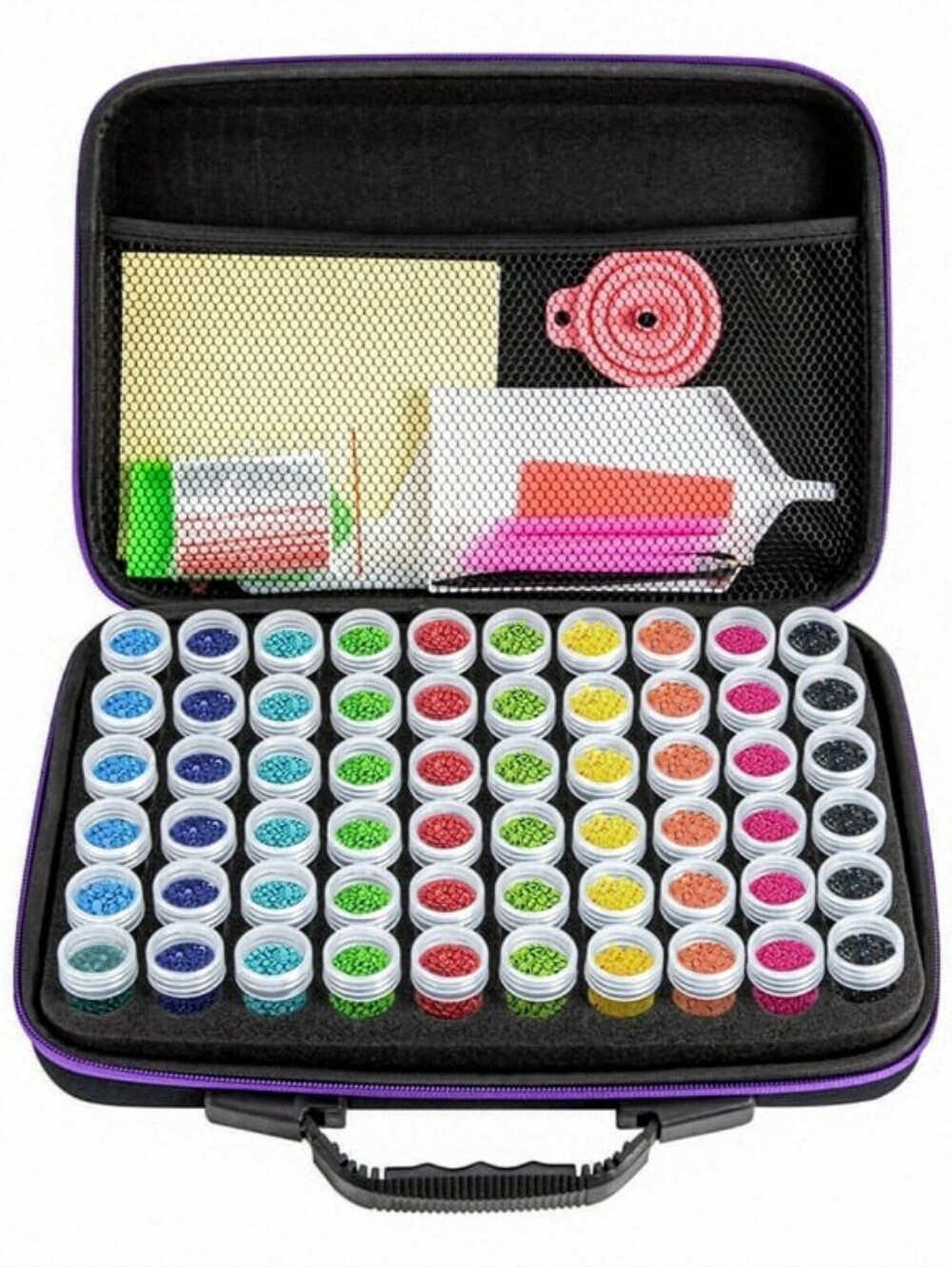 EVA Hardshell 60- Slot Storage Carrying Case With Accessories & FREE 🎁